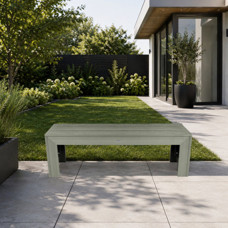 Monroe Modern Bench, Eucalyptus