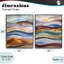 Ensemble de 2 giclées encadrées Earthy Ocean Flow, design par Alonza Saunders-130746053-130746052