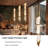  Chantalle 1 - Light 39.9'' H Resin Shade LED Crystal Pendant