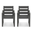 Set Of 2 Outdoor Furniture Dining Room Patio Chair With HDPS Material