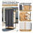 Privacy Outdoor Shower Enclosure With Metal Frame For Pool Wash Station, Backyard & Beach Rinse Area