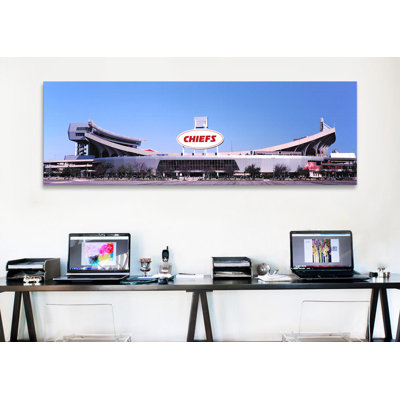 « stade de football, point de flèche, kansas city, missouri », reproduction de photo sur toile