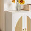 Armoire de rangement pour 20 paires de chaussures avec 2 portes et 8 tablettes réglables pour le vestibule