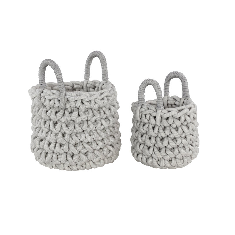 Ensemble de paniers ronds 2 pièces