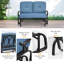 Causeuse d'extérieur avec coussins 47,5 po Anstein-507035691