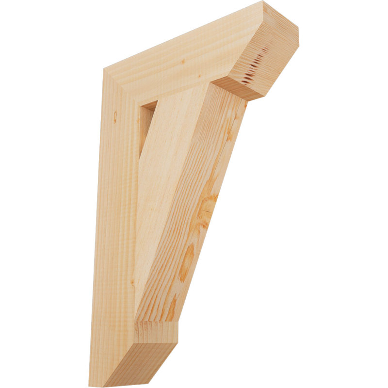 Support lisse à lattes 3 1/2 "x P 14" x H 22 ", sapin Douglas, Sapin de Douglas, H 22 po x l 3,5 po x P 14 po
