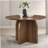 Delmon Dark Walnut Round Dining Table