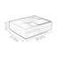 Table basse en bois massif de granite minimaliste-87676982
