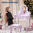 Kids Vanity Set with Mirror & Stool, Wooden Makeup Dressing Table with Drawers, Pretend Play Beauty Set-189577561