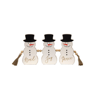 Guirlande bonhomme de neige bonhomme de neige Joy Peace