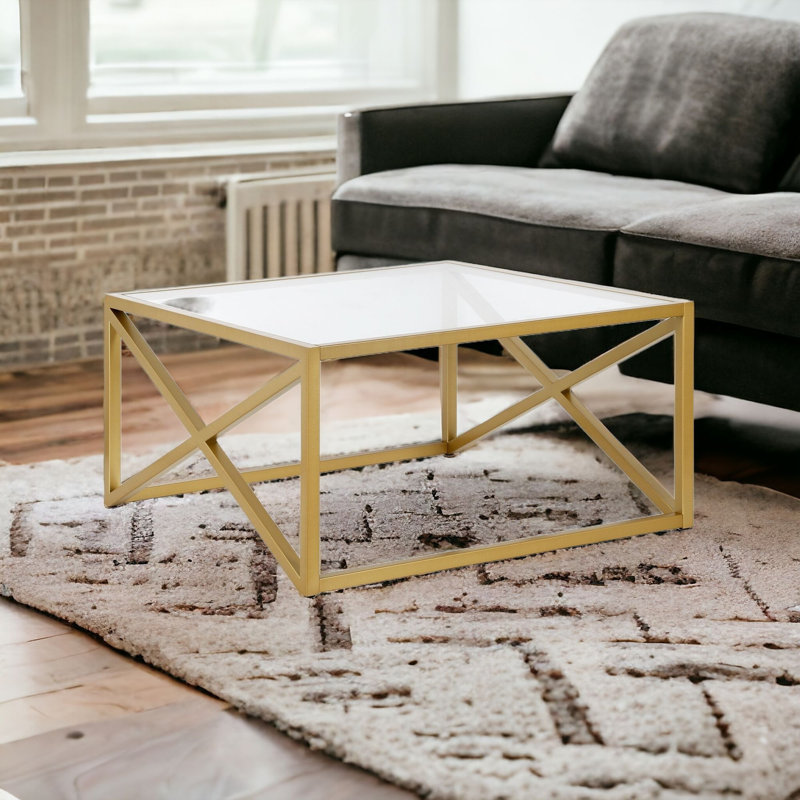 Table basse Calix, Laiton