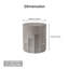 Table d'appoint cylindrique échiquier l 15,1 po x P 15,1 po x H 19,1 po-812917291-805926727