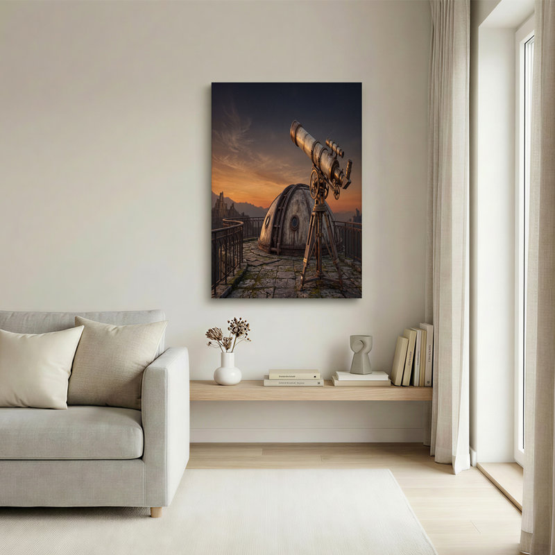 Art mural sur toile Steampunk, 12"H x 18"W