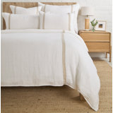 RORY - FLAX / MIDNIGHT - K DUVET