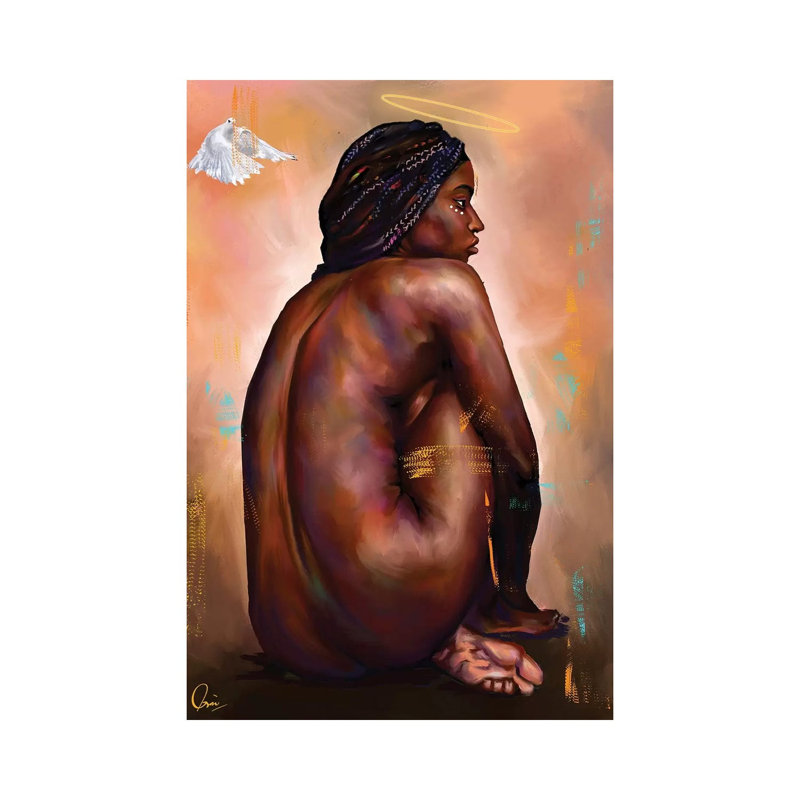 «Eve» par Crixtover Edwin - impression sur toile tendue, H 60 po x l 40po x P 1,5 po