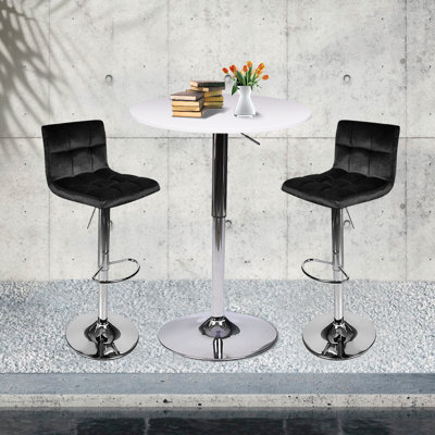 Jessican 2 - Person Pedestal Dining Set