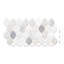 15.5cm W x 30.5cm L Aluminum Peel and Stick Mosaic Tile