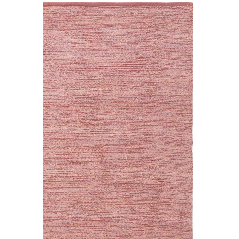 Kremmling Handtufted Recycled Cotton & Viscose Rug in Rust, Square 6'