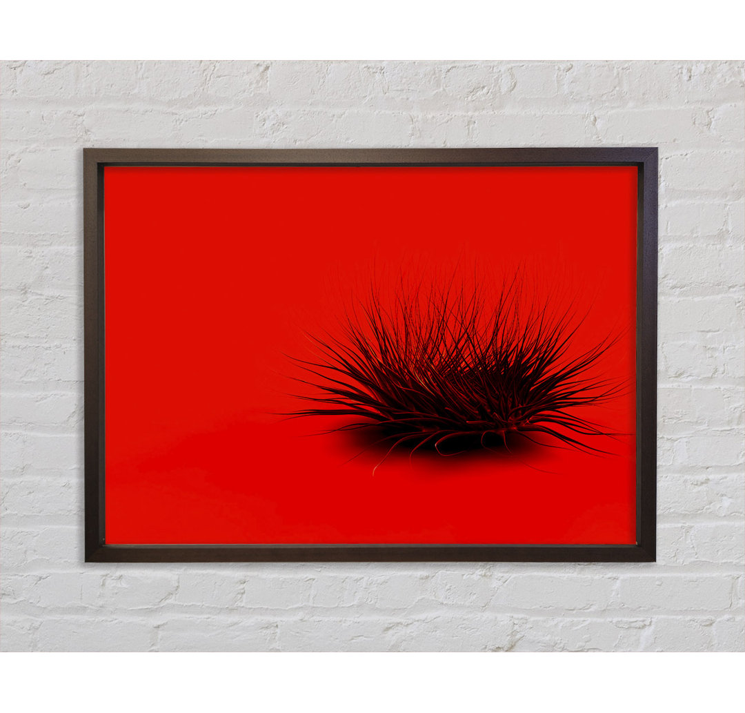 The Little Red Thing - Einzelner Bilderrahmen Kunstdrucke auf Leinwand