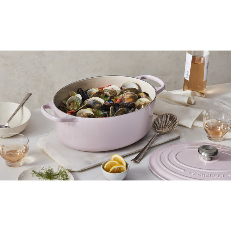 Le Creuset Signature Cast Iron Oval Oven 8 Qt, Olive