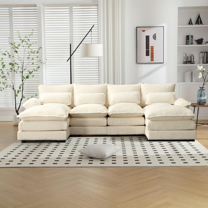 Canapé modulaire Warnnel, Beige