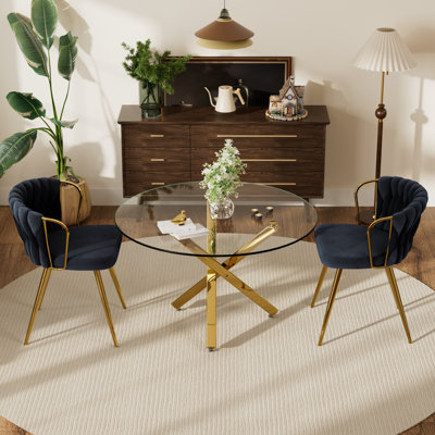 Ensemble repas rond