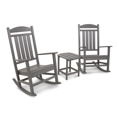 POLYWOOD® Rocker 2-Person Patio Seating Group
