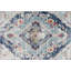 Tapis oriental bleu Dhurrie 2 pi x 4 pi