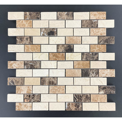 1" x 2" Natural Stone Mosaic Tile