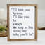 Signe en bois «I Love You Forever»