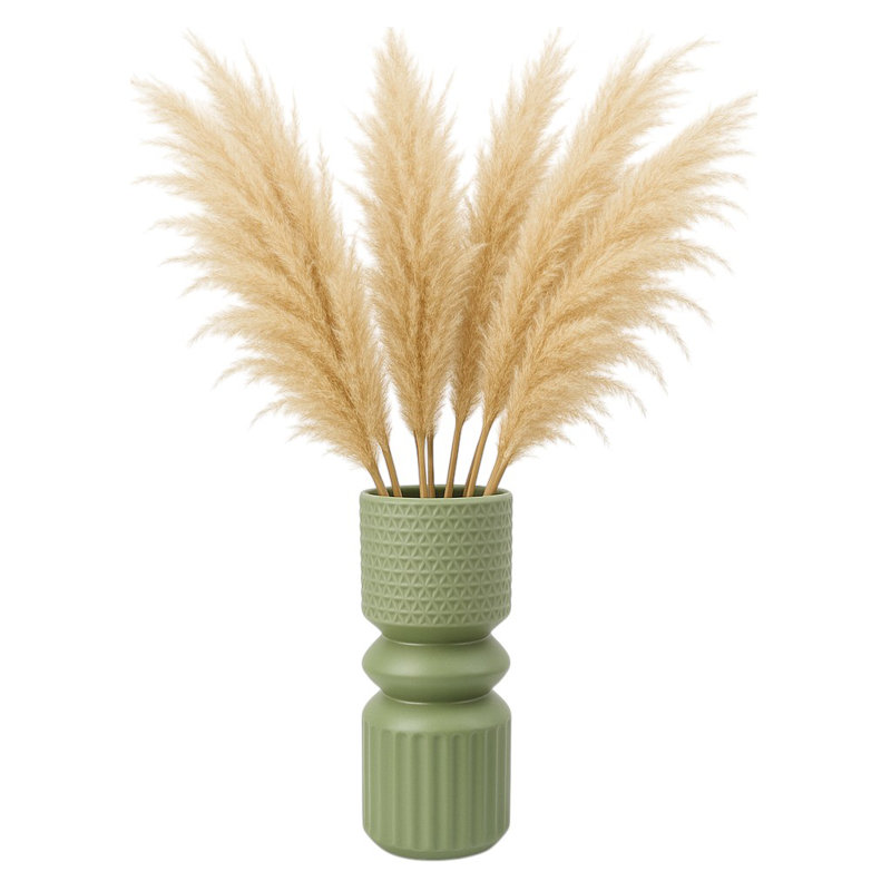 Vase en grès cérame Leifsson, H 10 po x l 4 po x P 4 po