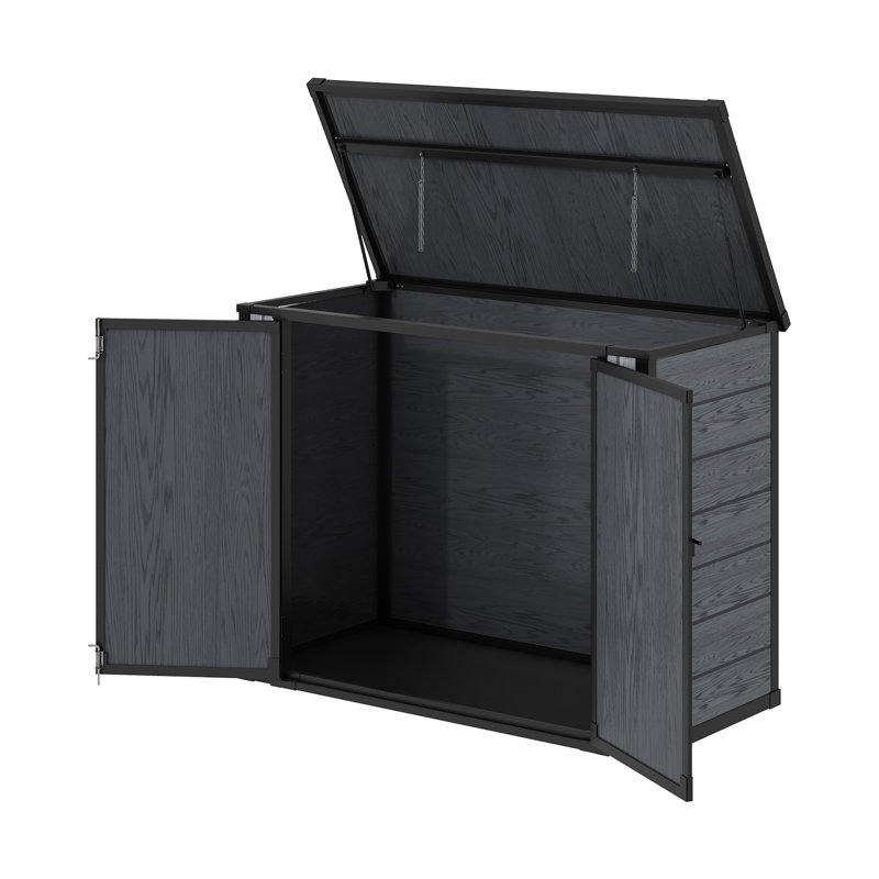 146cm W x 65cm D Garden Bin Tool Storage Shed