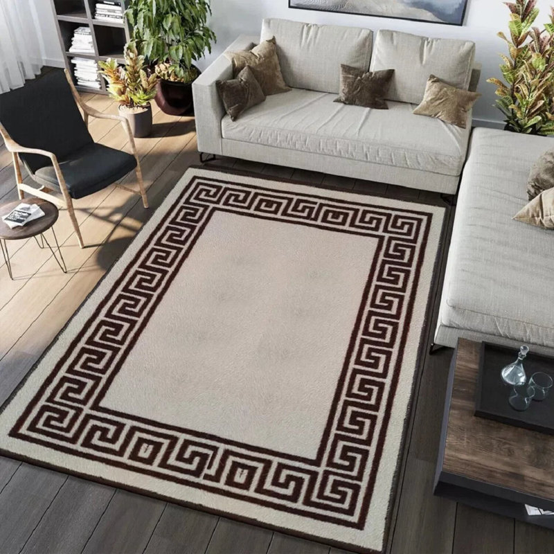 Geometric Indoor / Outdoor Area Rug, Runner 80 x 300 cm