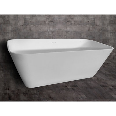 67.75'' x 31.25'' Freestanding Soaking Resin Bathtub