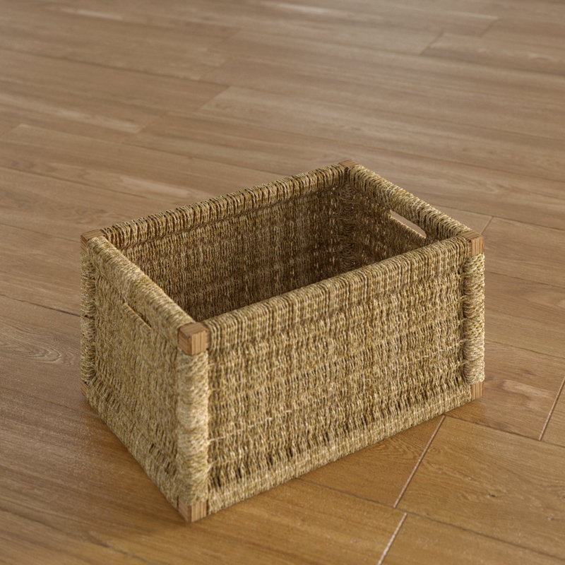 Wicker Seagrass Storage Basket, Large