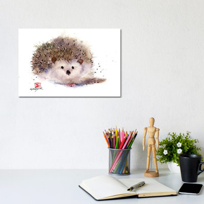 Hedgehog - Wrapped Canvas Print