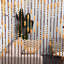 Faux Wood Door Curtain