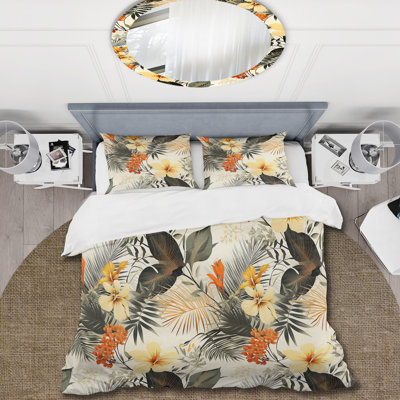 Ensemble de housse de couette TrayCen - Tropical