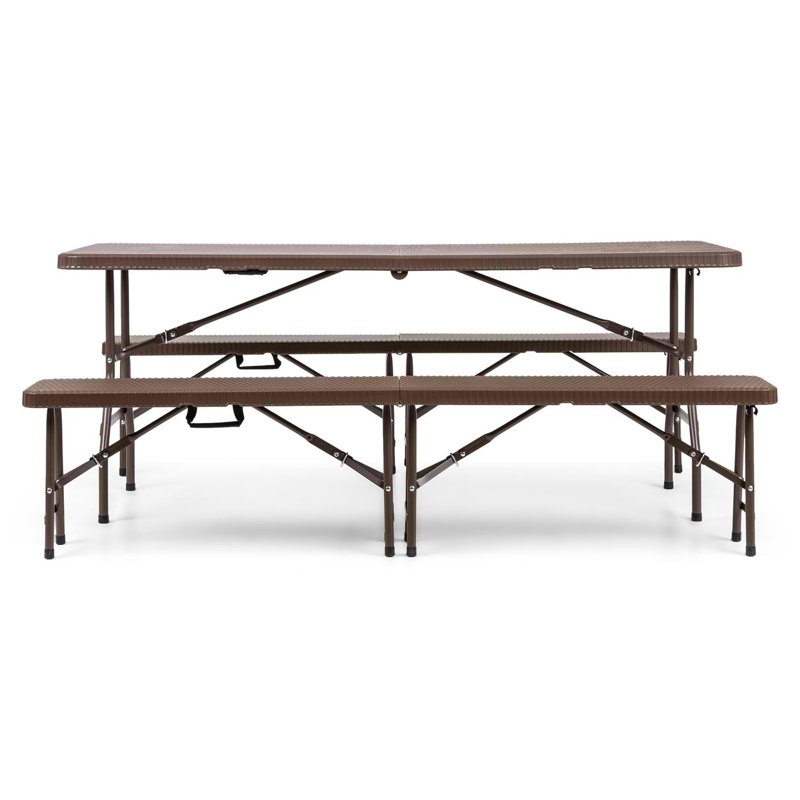 10 - Person Patio Dining Set with Rectangular Table