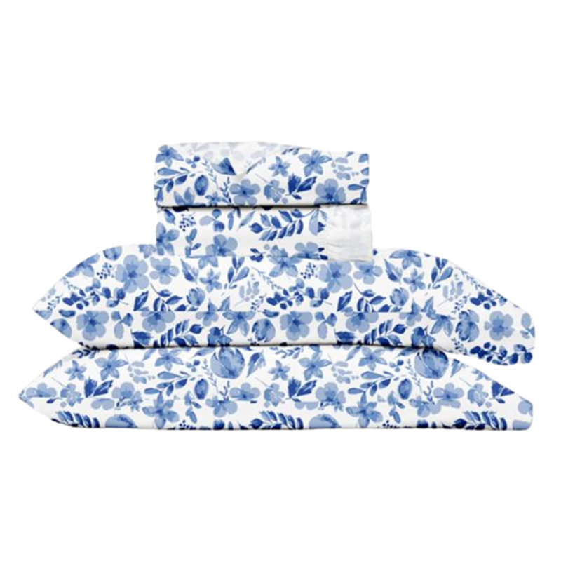 Cool & Lazy Sheet Sets With Easy On Flat Sheet W/Corner Buttons, Gray, Full XL Sheet Set