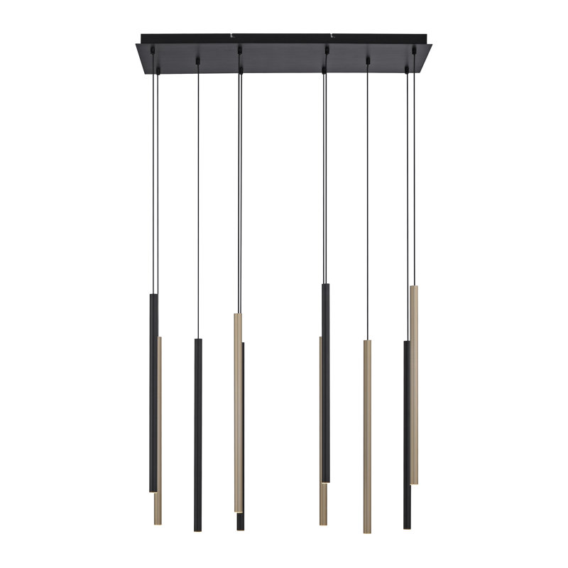Anibar 10 - Light Black LED Kitchen Island Pendant