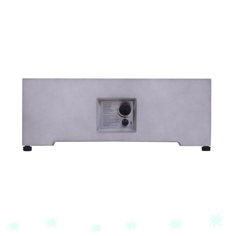 Chiquila Solid Surface Propane Smokeless Fire Pit
