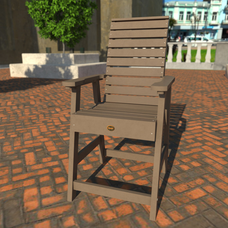 Angelyna Outdoor Dining Armchair, Woodland Brown