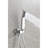 Luxury Bathroom Shower - Wall Mounted Rain Head In White Brass Material Faucet With Self