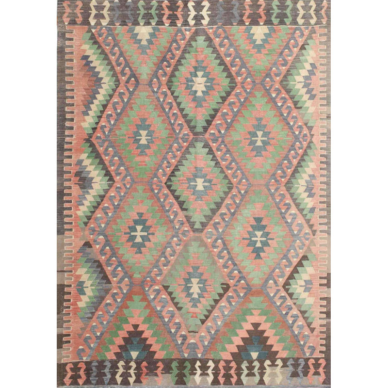 Tapis gris zone contemporaine, Rectangle 5 pi x 7 pi