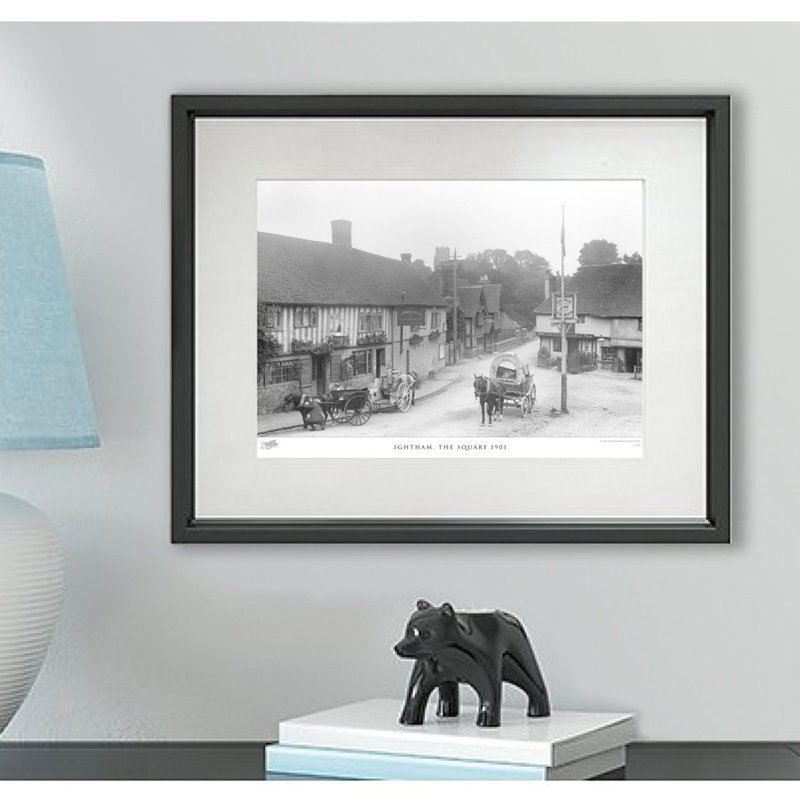 Ightham, The Square 1901 by Francis Frith - Single Picture Frame Print, 60cm H x 80cm W x 2.3cm D