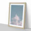 White Clouds Reaching Upwards - Framed Print-55612536-55612537