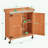 40? H Garden Potting Bench Table with Lockable Castors-562766459