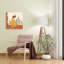 «Whimsical Egg Garden Colorful Dreamy Peaceful Nature Spring», impression murale-129970939