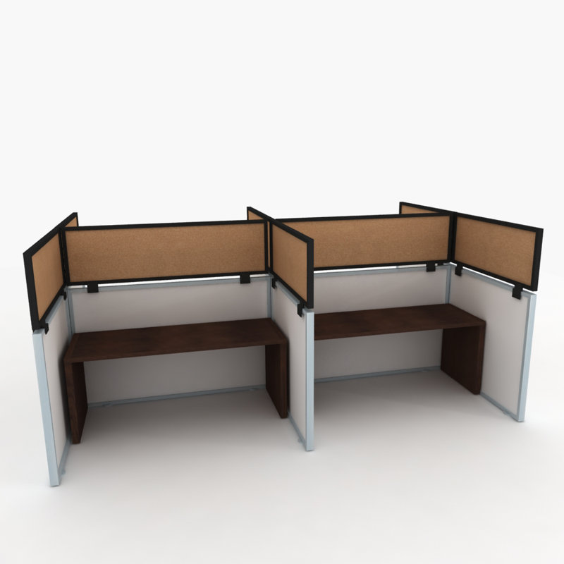 Panneau d'intimité acoustique avec petit support, En aluminium, Caramel, H 18 po x l 36 po x p 0,63 po